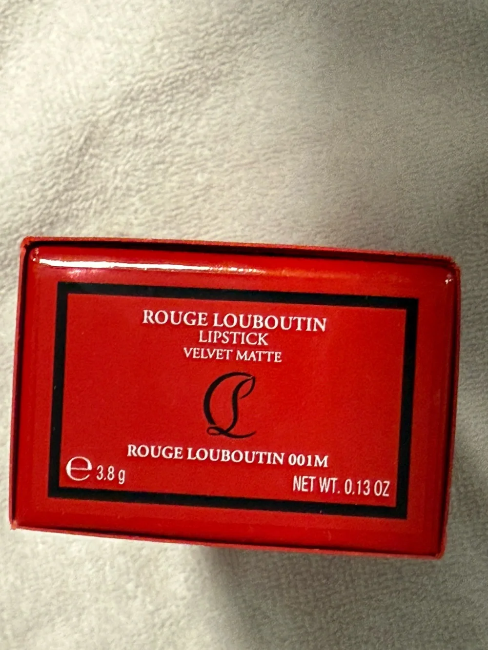 Christian Louboutin “Rouge” Velvet Matt Lipstick! Made in Italy 🇮🇹